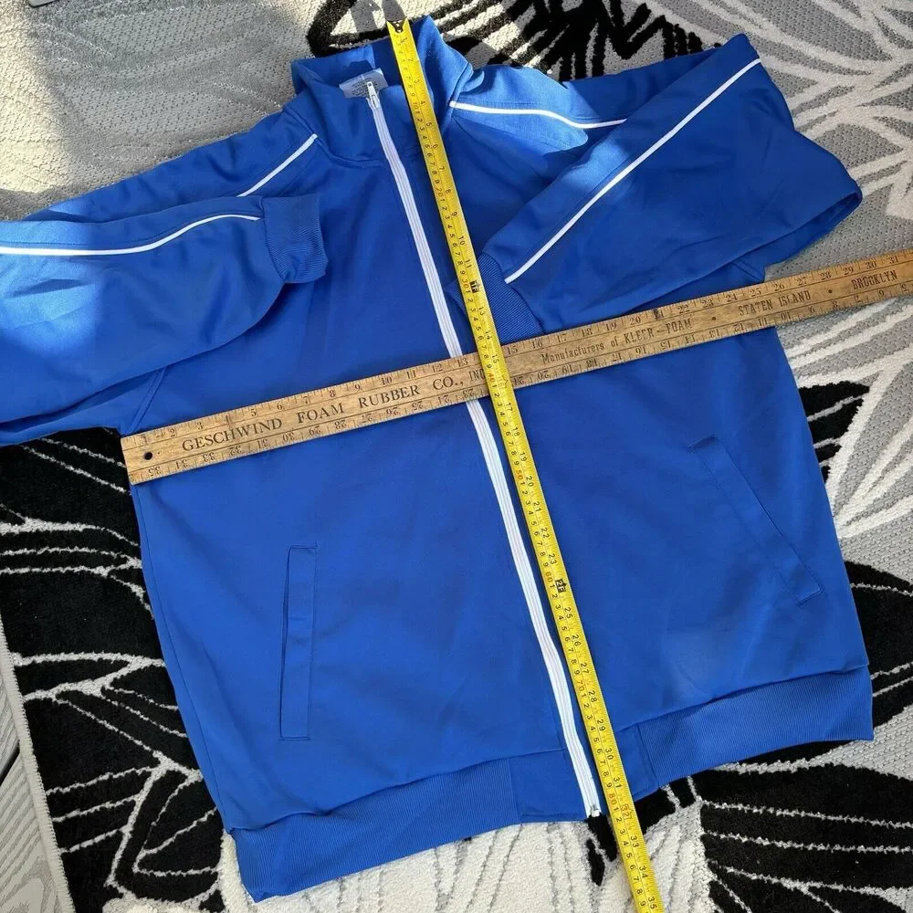 Vintage Y2K Southpole Track Jacket Full Zip Blue Lightweight Sz XL Hip Hop Skate